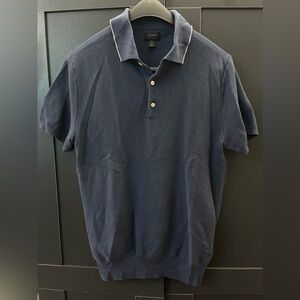 MENS J CREW KNIT SWEATER POLO
